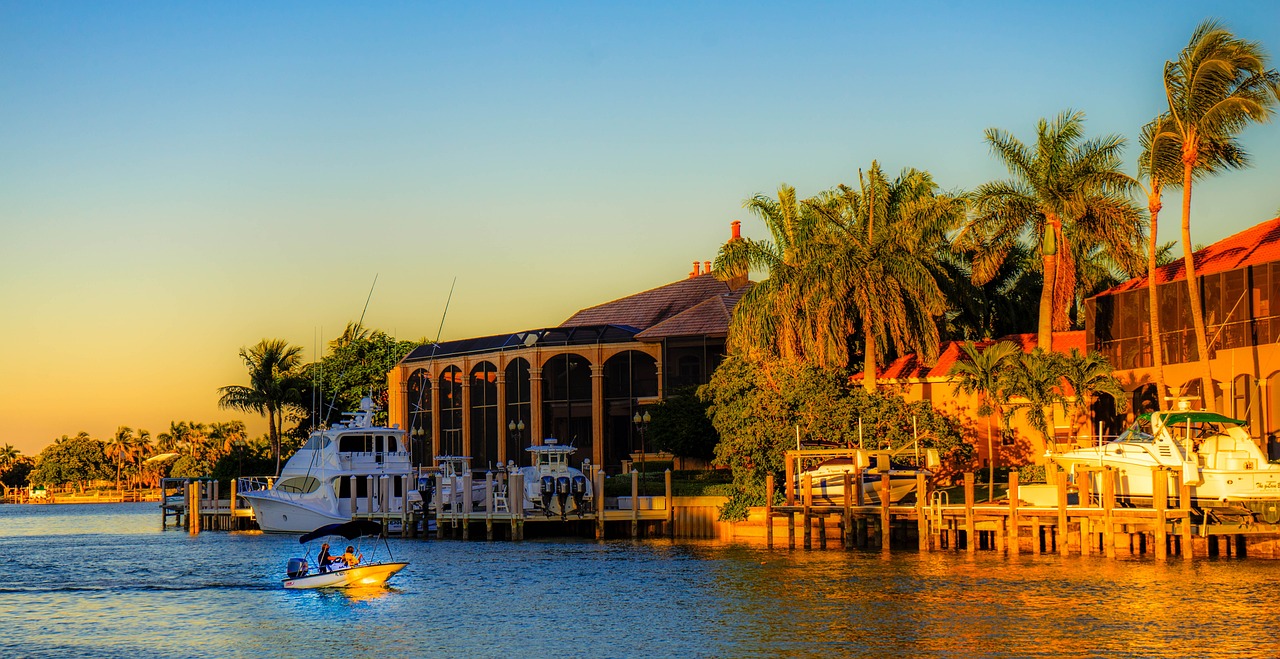 Marco Island House with Boat